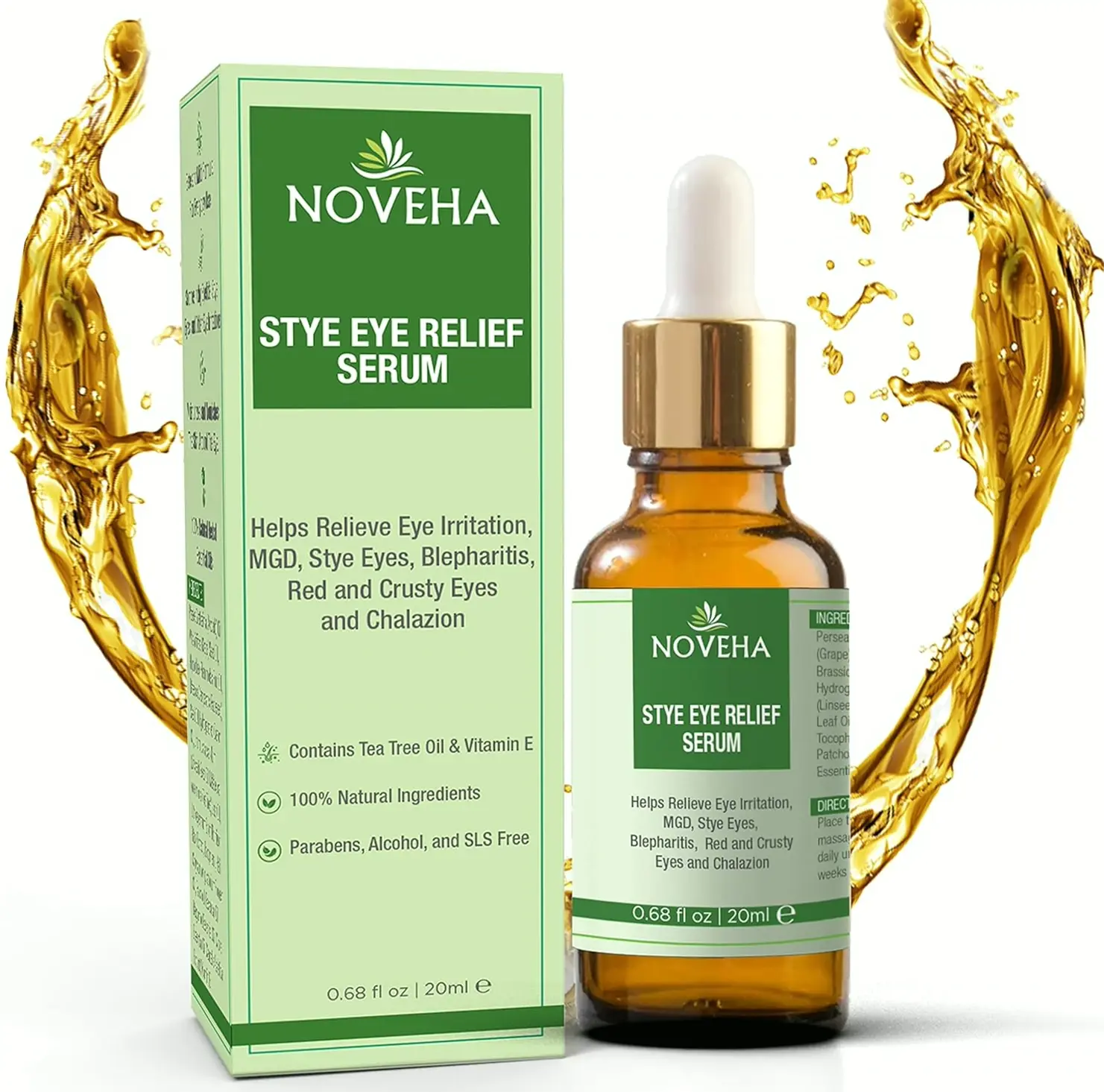 NOVEHA'S Stye Elixir for Eyelid Management