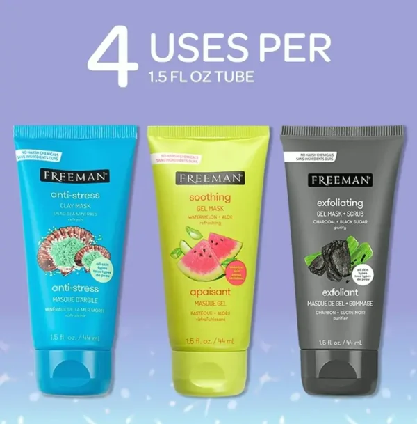 Freeman Limited Edition Facial Mask Kit, 12-Piece Skincare Set
