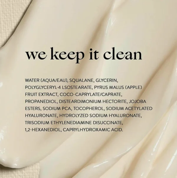 Natural Moisture Cream with Squalane & Hyaluronic
