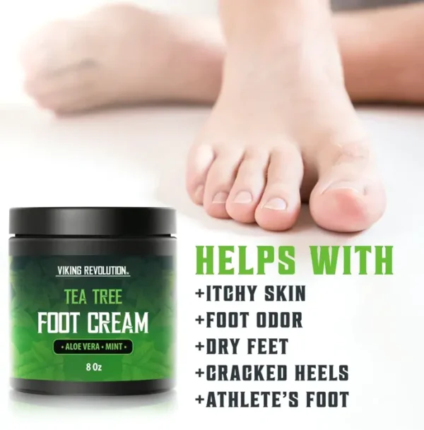Minty Feet Balm for Dry Feet with Aloe Vera (8oz)