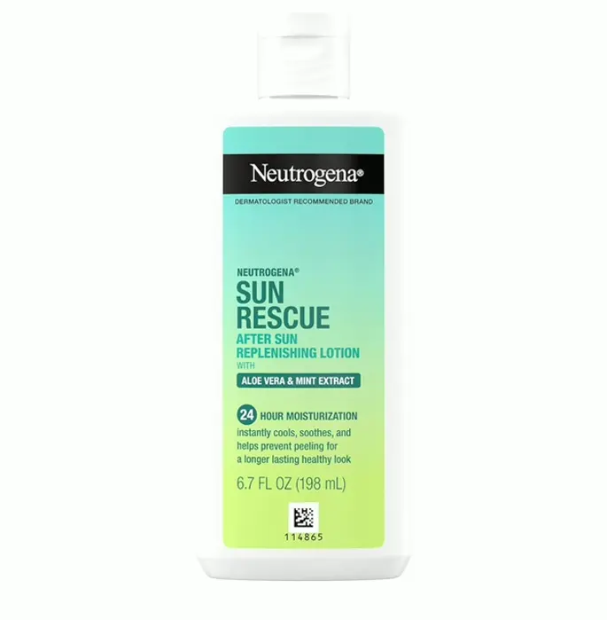 Neutrogena Sun Rescue After Sun Lotion with Aloe Vera, Mint, & Vit E, 6.7 oz