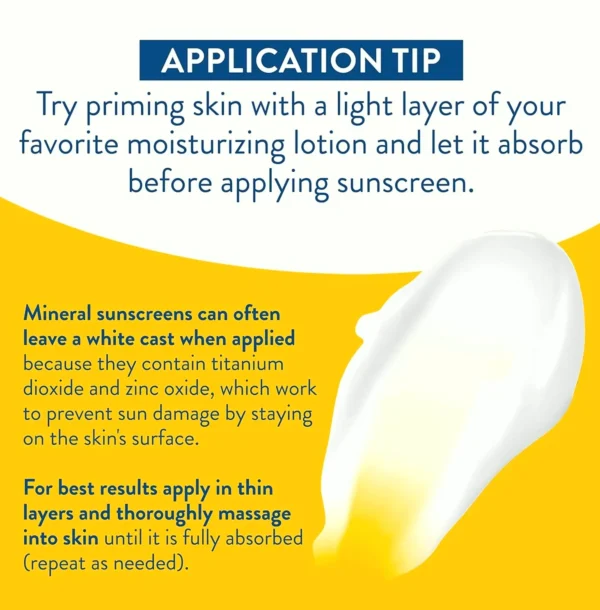 Cetaphil Mineral Facial Sunscreen SPF 50 with Zinc Oxide