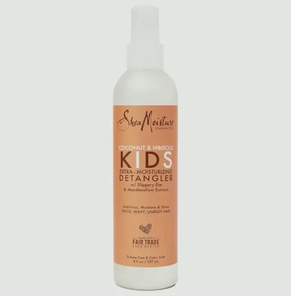 Children's Moisturizing Detangler with Coconut Oil & Hibiscus, 8 oz