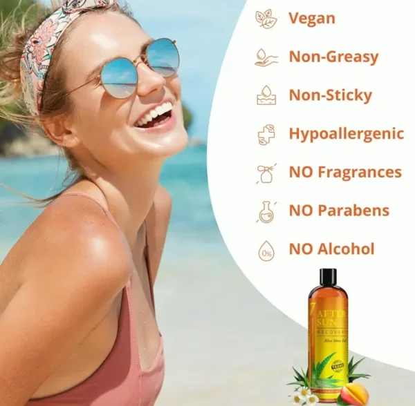 New Recovery After Sun Gel with Aloe Vera - Quick Help