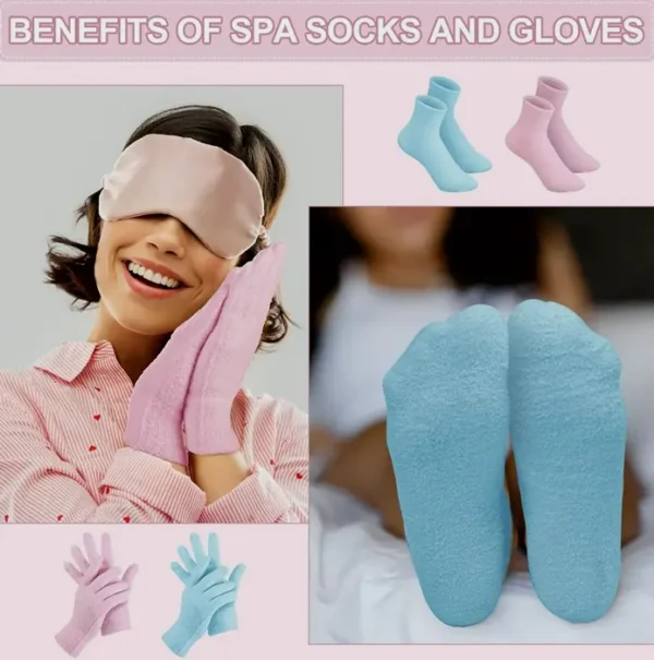 Hydrating Mittens & Socks Bundle for Dry Feet