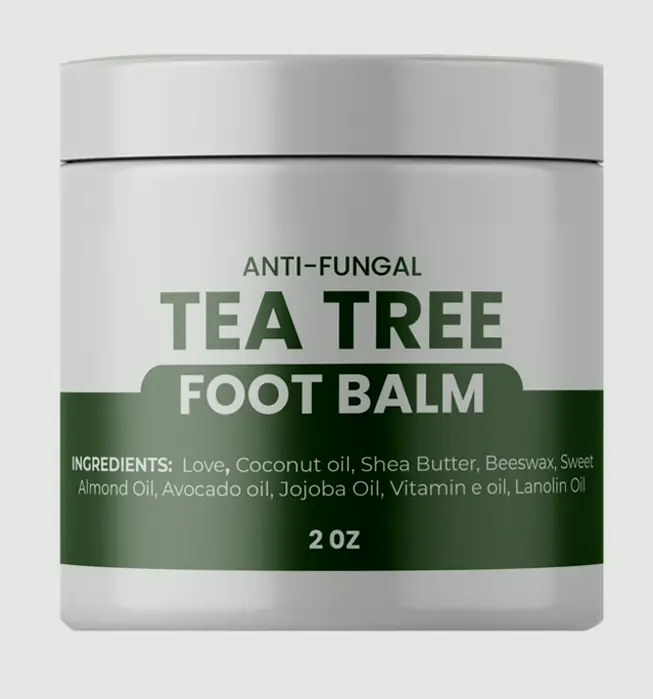Handmade Tea Tree Salve - Foot Care, Hydrate, Antibacterial - 2 oz