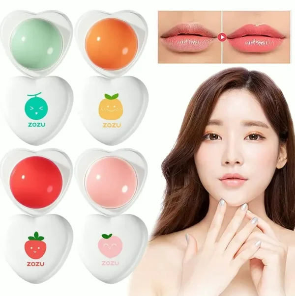 3Pcs Fruit Lip Balm Set