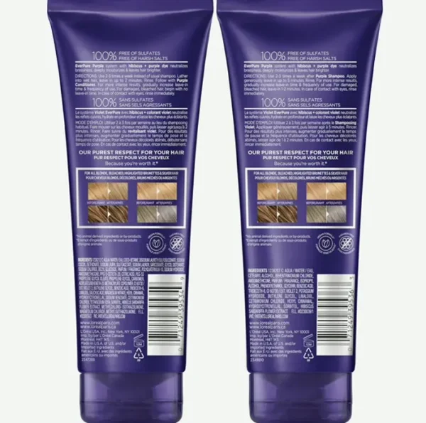 Pure Ever Yellow Balancing Shampoo Kit for Light, Gray Hair