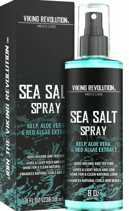 Norse Revolution Oceanic Salt Mist for Men's Hair - Kelp, Aloe Vera & Algae 8oz