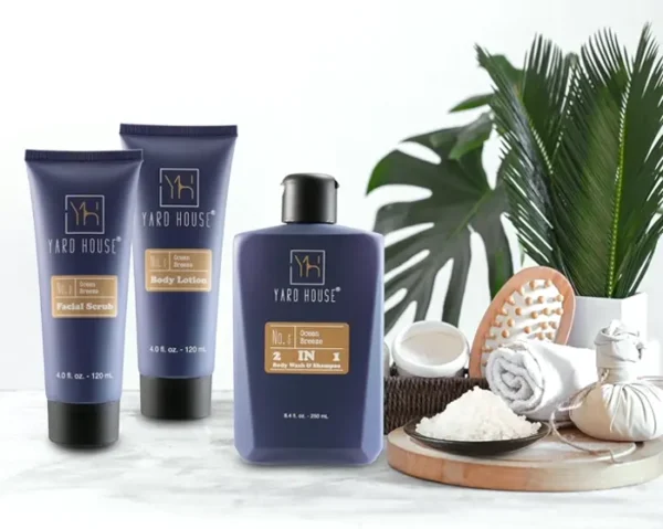 Luxury Spa Gift Basket for Men - Ocean Breeze Skincare Set