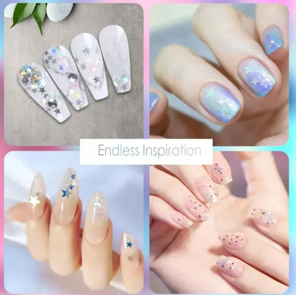 Laza's Shiny Star Nail Art Glitter