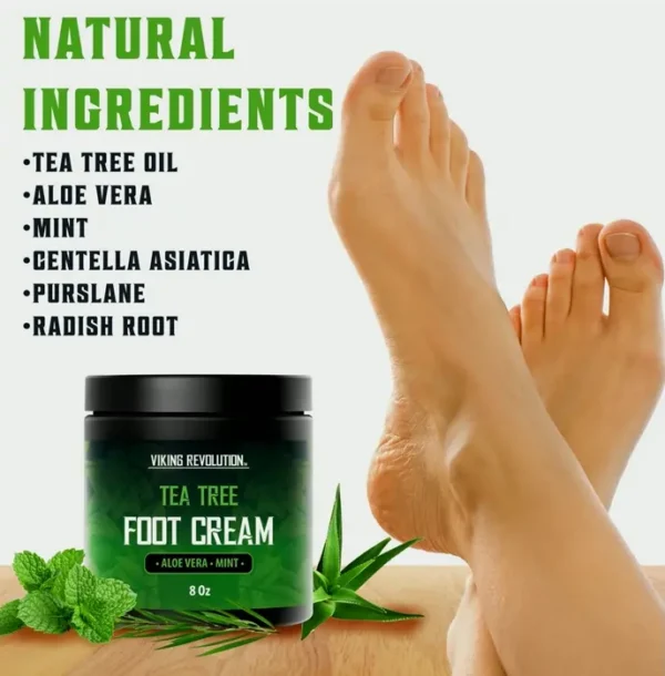 Minty Feet Balm for Dry Feet with Aloe Vera (8oz)