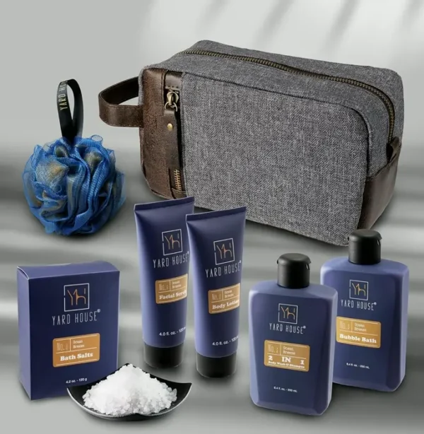 Luxury Spa Gift Basket for Men - Ocean Breeze Skincare Set