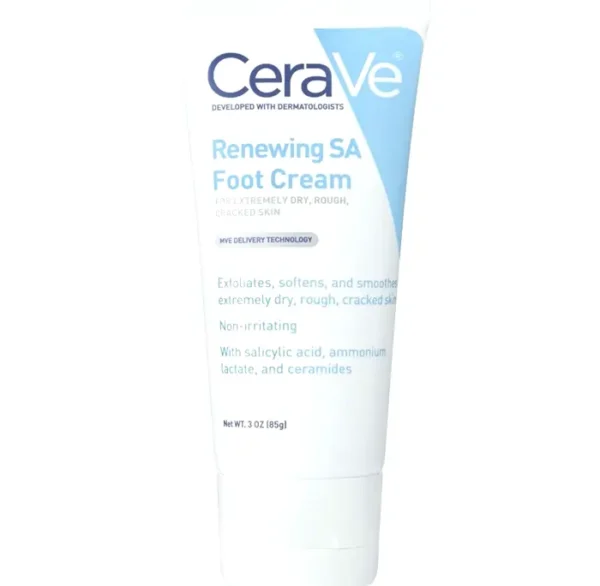 Renowned Foot Cream with Salicylic Acid | 3 oz | Fragrance-Free