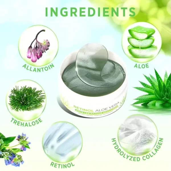 VELAMO Aloe Vera Under Eye Patches for Wrinkles