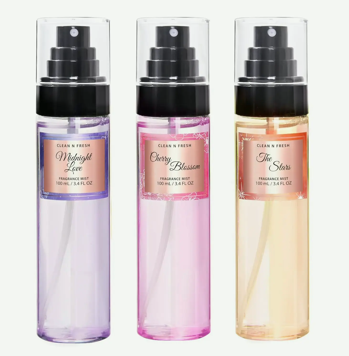 Clean Fragrance Spray for Women, Pack of 3, Cherry Blossom