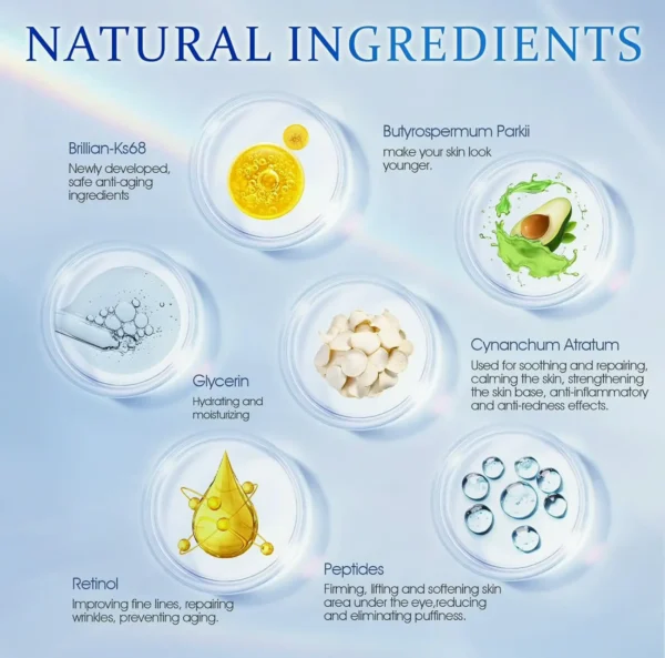 Vitamin A Under-Eye Treatment - Anti-Aging Eye Solution for Shadows and Swelling (Small Size)