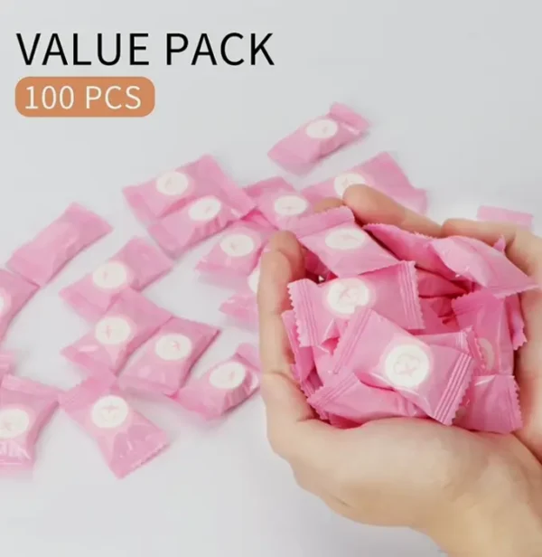 Compact Compressed Wipes - Hundreds Pieces for Outdoor Use
