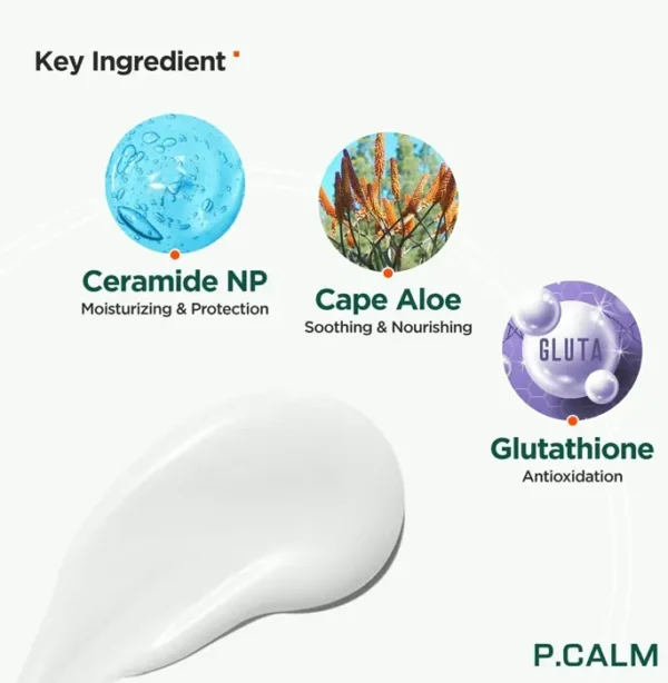 PCALM Water Barrier Hydrating Sunscreen, Matte Look, SPF 50+