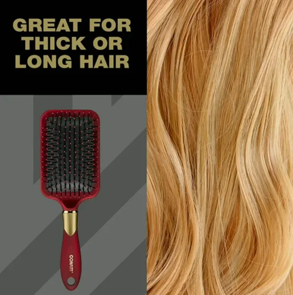 Conair Brush: Detangling Paddle Brush for All Hair Textures