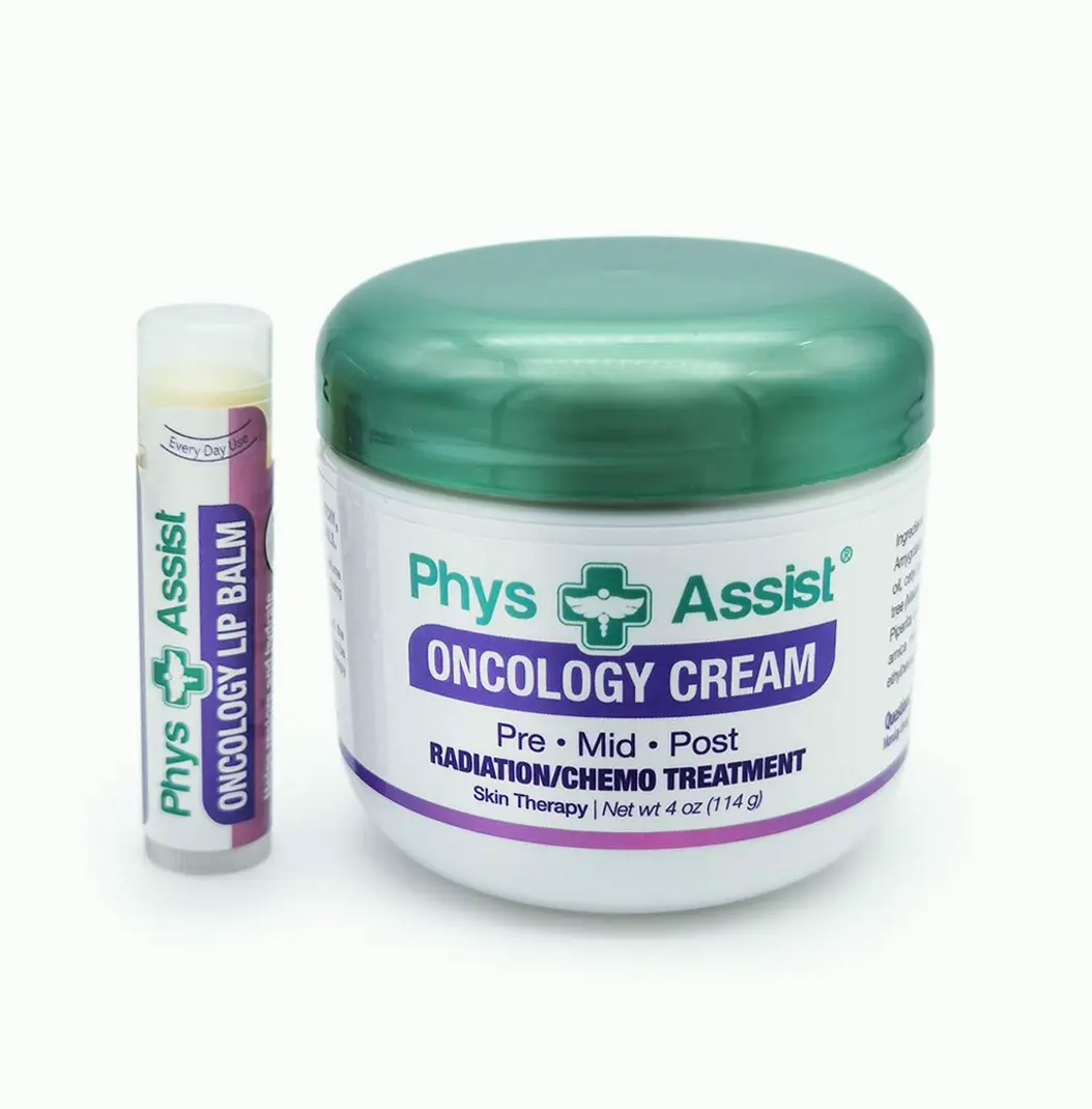 Cancer Care Cream plus Lip Balm - 4 oz, Moisturizes Stressed Skin