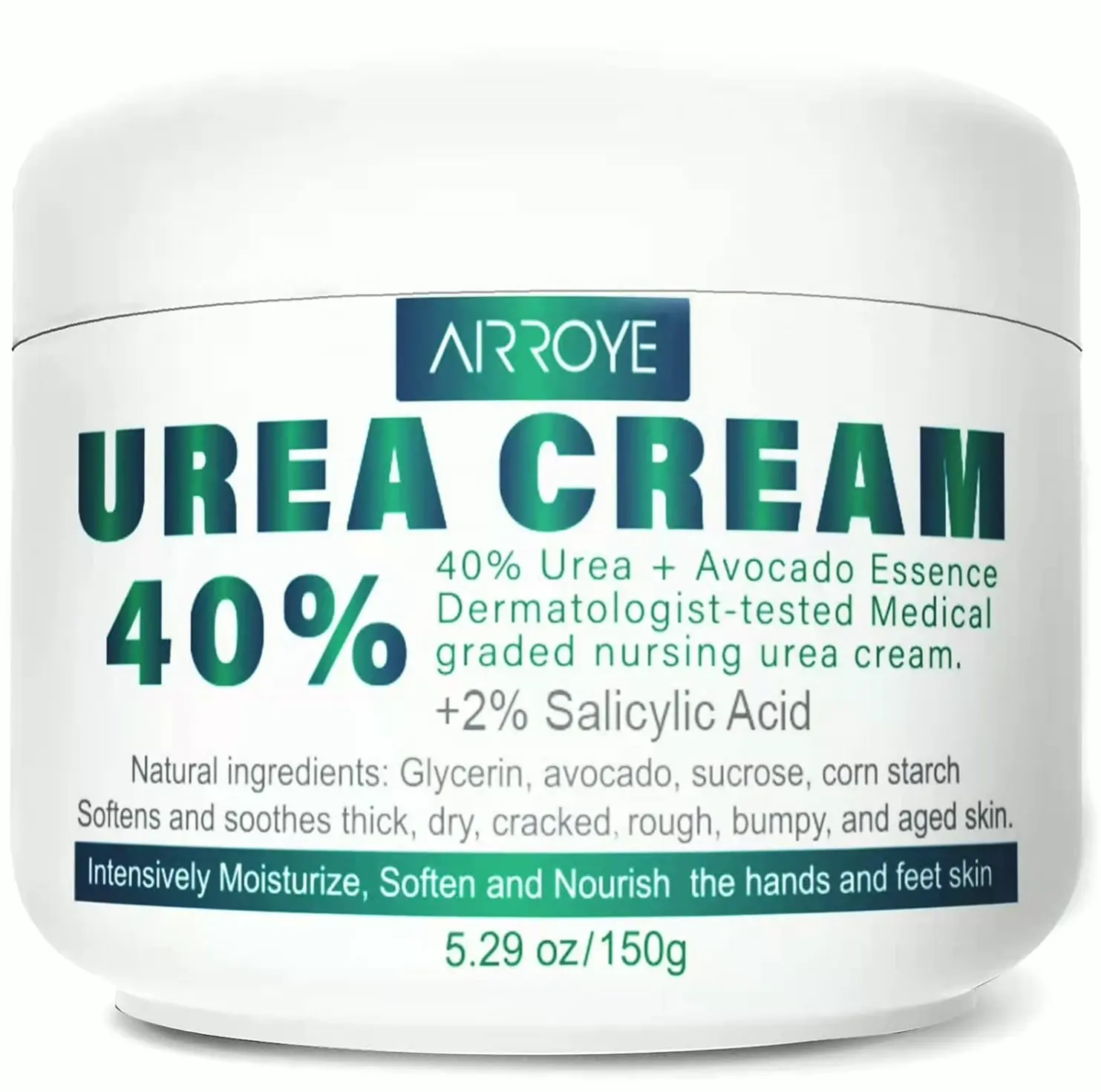 Urea 40% Foot Lotion with 2% Salicylic Acid - Best Exfoliant