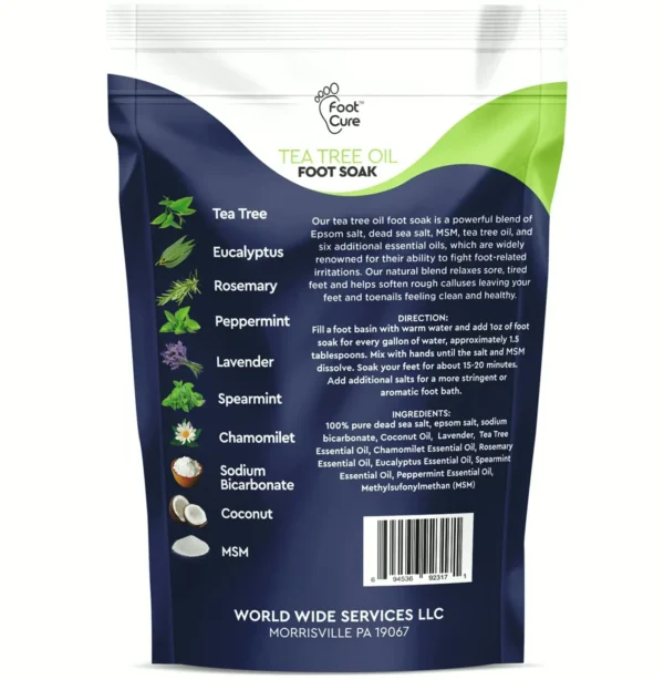 Tea Tree Foot Soak with Toenail Care