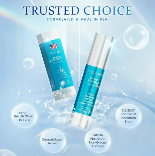 Vitamin A Under-Eye Treatment - Anti-Aging Eye Solution for Shadows and Swelling (Small Size)