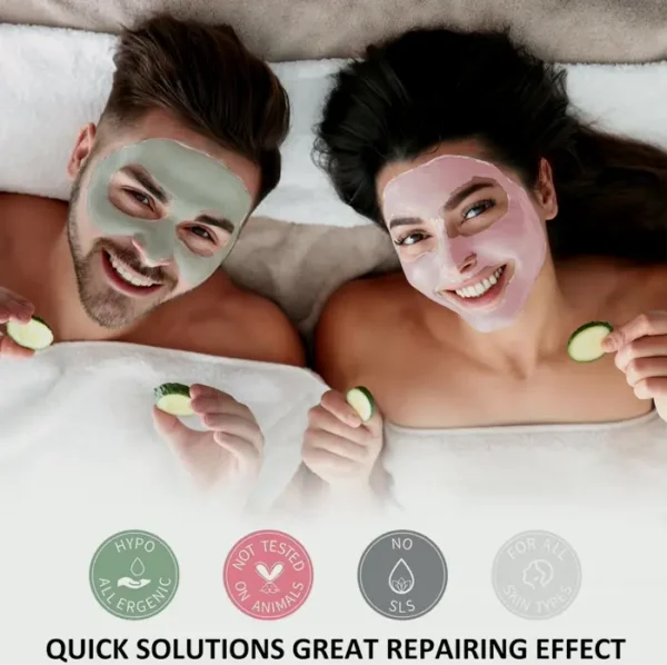 Ashlyn's 3 Piece Facial Masking Kit, Green Tea Floral Skin Masking Skincare