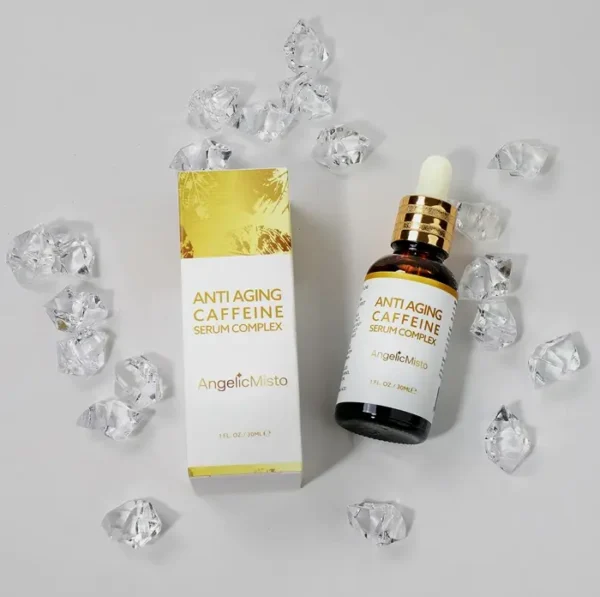 HeavenlyMist Coffee Eye Serum for Shadowy Rings and Puffiness – 1oz