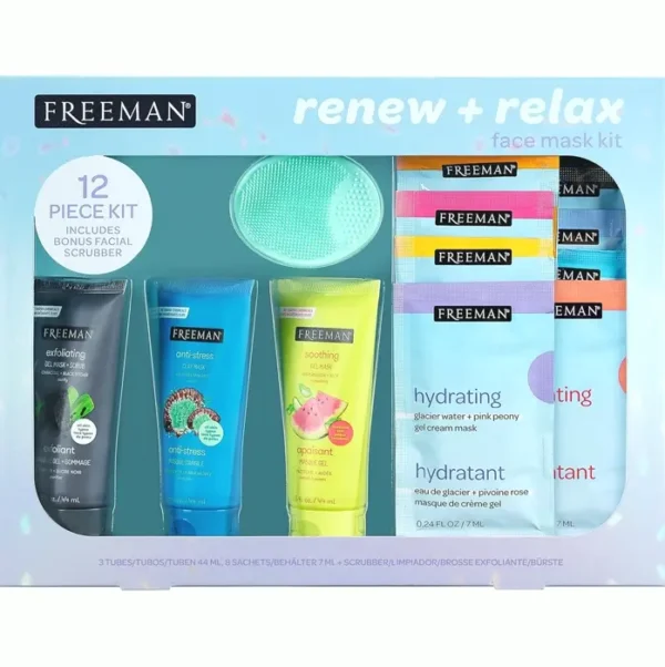Freeman Limited Edition Facial Mask Kit, 12-Piece Skincare Set