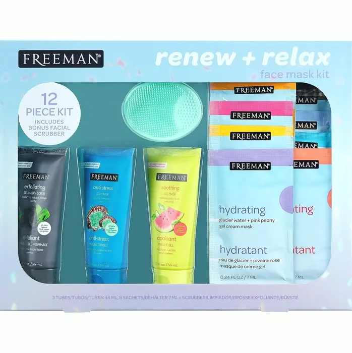 Freeman Limited Edition Facial Mask Kit, 12-Piece Skincare Set