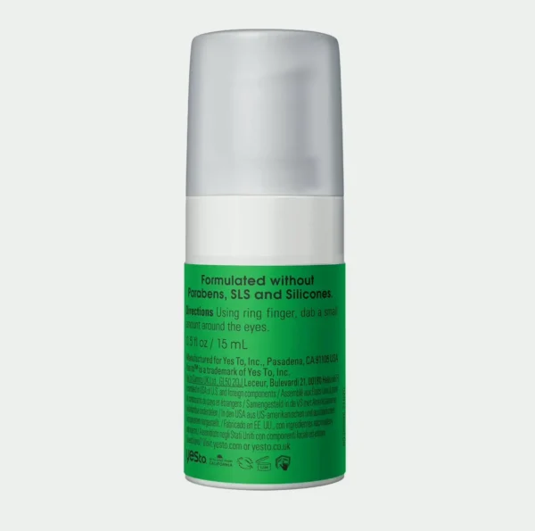 Veggie Daily Eye Cream, Hydrating and Fast-Absorbing, 0.5 oz
