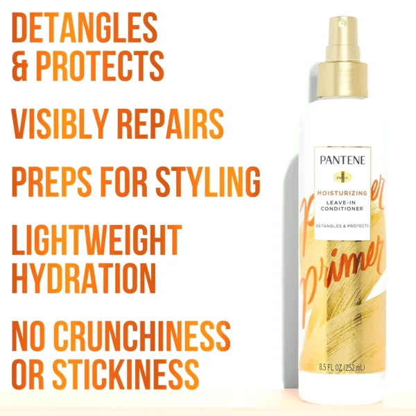 Pantene Hair-Detangling Mist, Vitamin Boost, 3 Pack