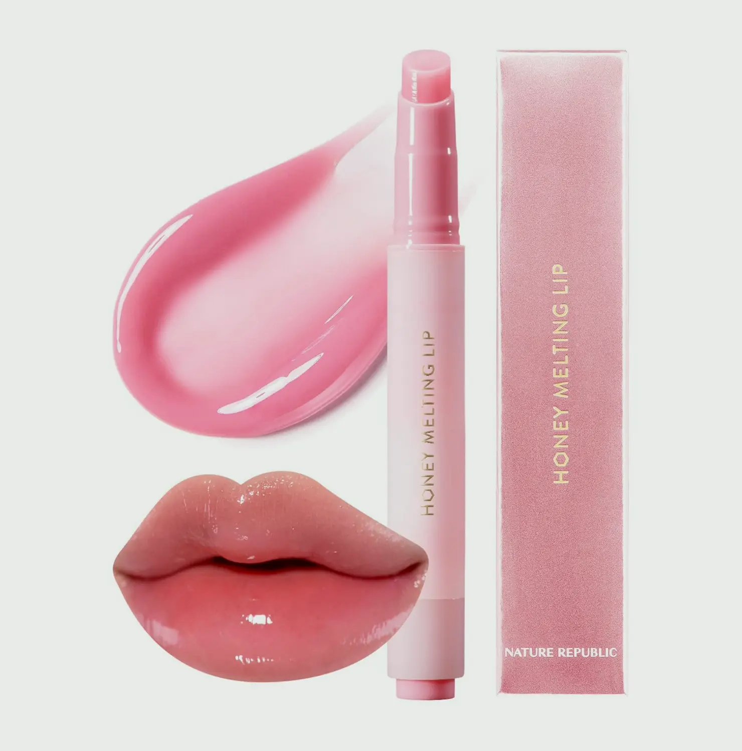 Natural World Honey Melting Lip Balm 11 See-Through Blush