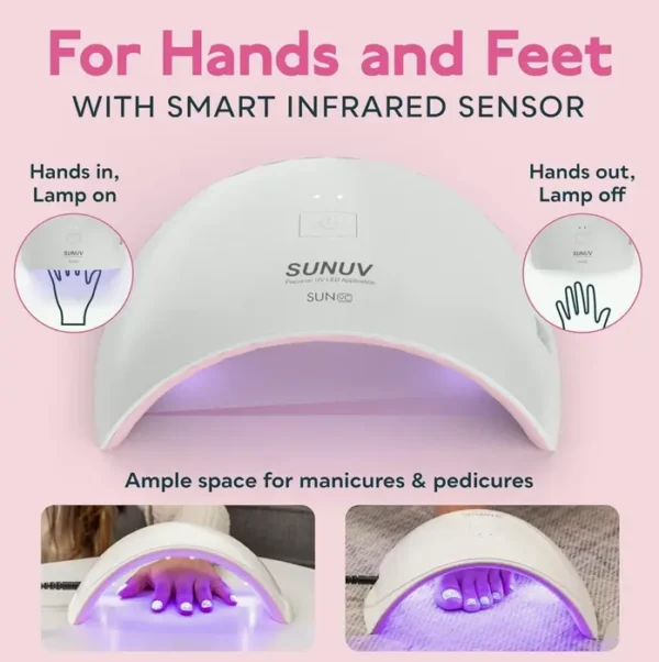 SUNUV UV Light Nail Dryer Sensor for Gel Salon