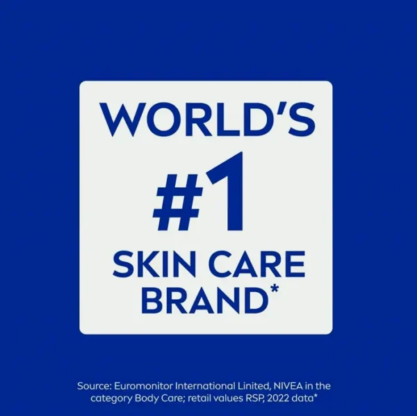 NIVEA Sensitive and Brightening Body Moisturizer, Fragrance-Free, 16.9 Fl Oz
