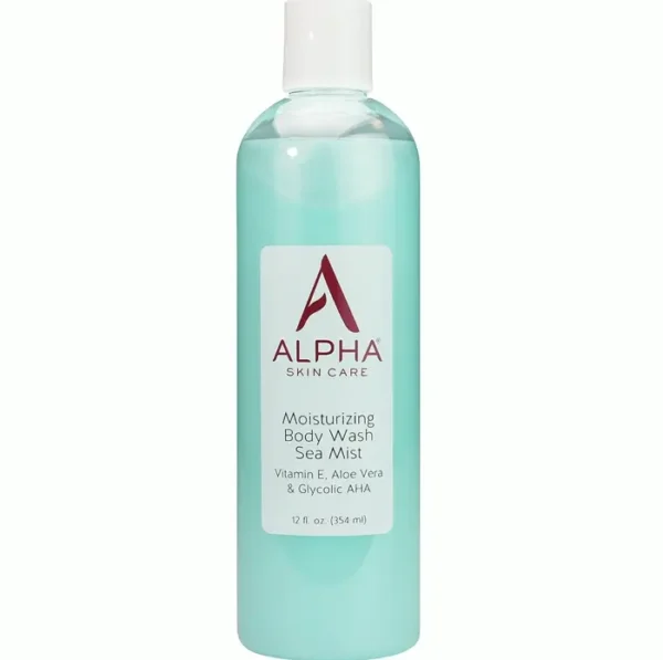 Alpha Skin Care Moisturizing Cleanser | Glycolic AHA | Twelve Fl Ounces