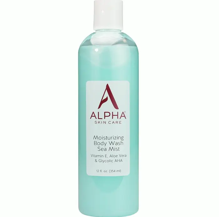 Alpha Skin Care Moisturizing Cleanser | Glycolic AHA | Twelve Fl Ounces