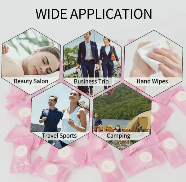 Compact Compressed Wipes - Hundreds Pieces for Outdoor Use