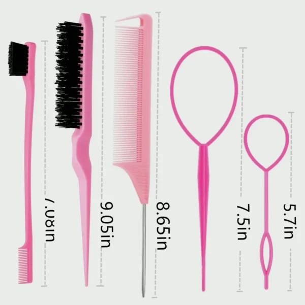 Hair Styling Set with Various Brushes for Ladies