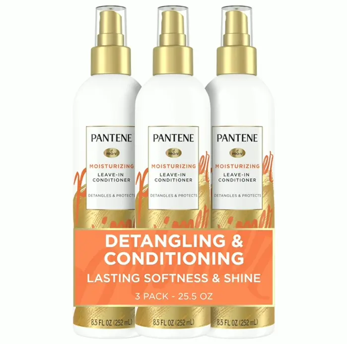 Pantene Hair-Detangling Mist, Vitamin Boost, 3 Pack