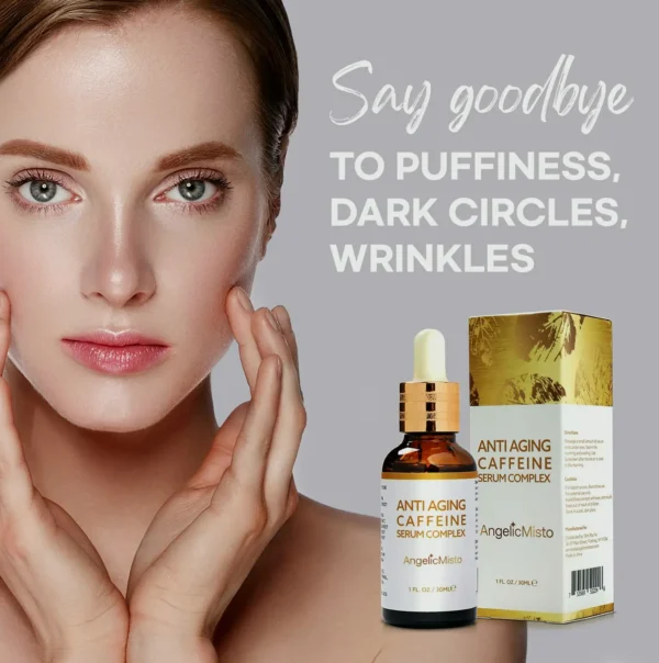 HeavenlyMist Coffee Eye Serum for Shadowy Rings and Puffiness – 1oz