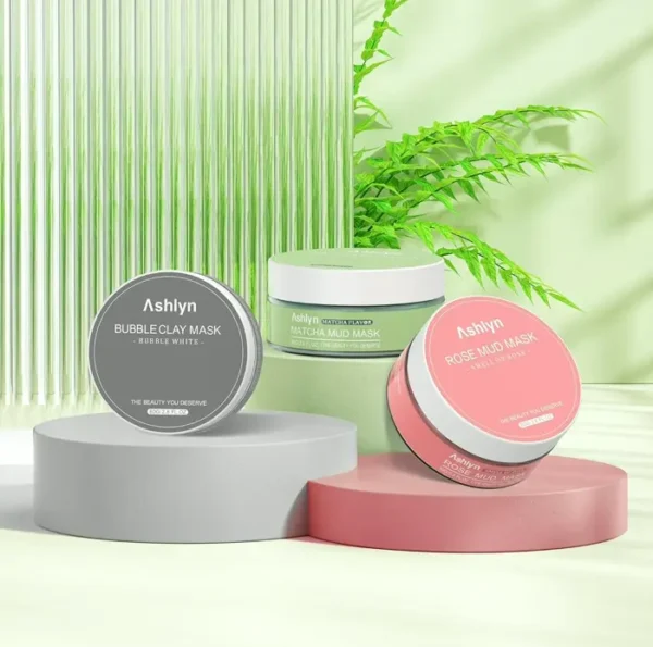 Ashlyn's 3 Piece Facial Masking Kit, Green Tea Floral Skin Masking Skincare