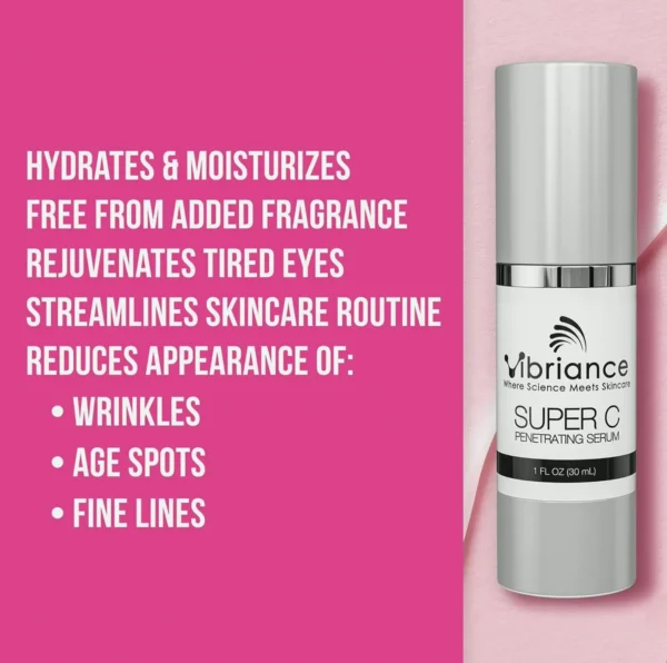 Vibriance Ultra C Serum for Aging Skin, Hydrates, Tightens