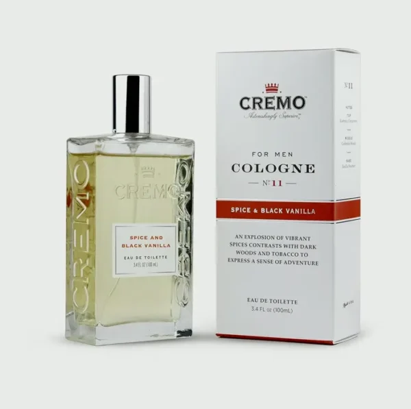 Crafted Spiced Black Vanilla Cologne Spray, 3.4 Fluid Ounces