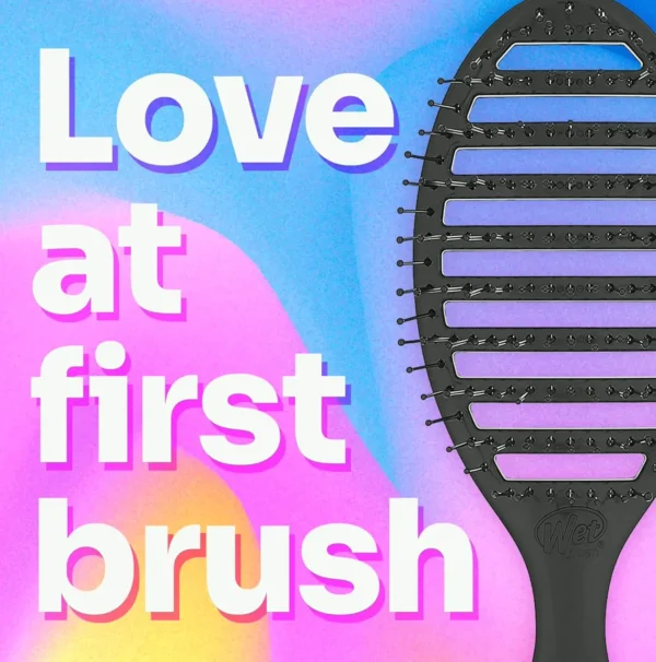Quick Dry Hair Brush, Amazon Exclusive Water - Vented Design & Soft Heat-Resistant Bristles - Blowout Safe