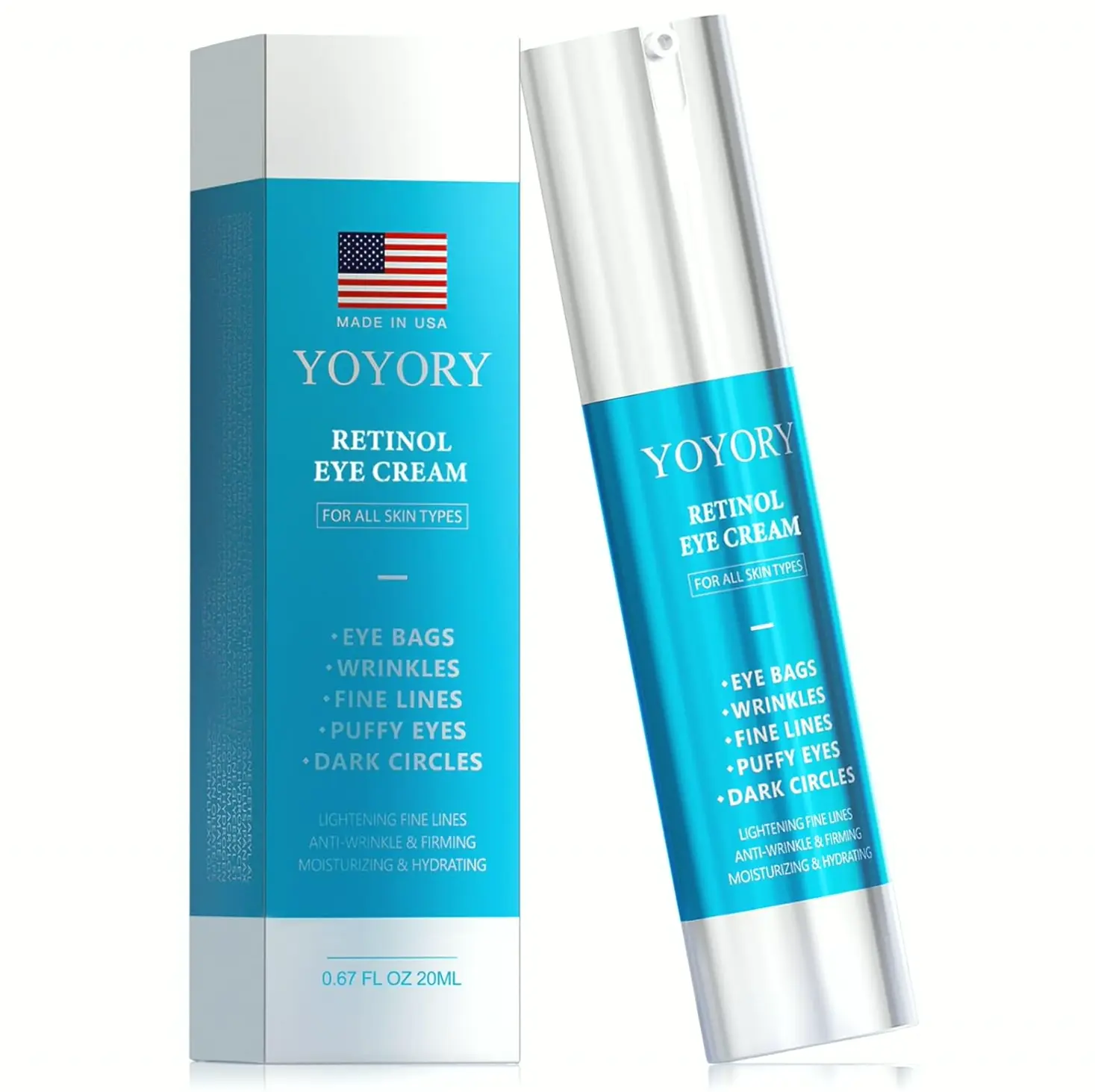 Vitamin A Under-Eye Treatment - Anti-Aging Eye Solution for Shadows and Swelling (Small Size)