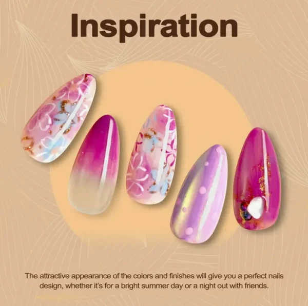 Lavender 42-Pcs Nail Polish Kit