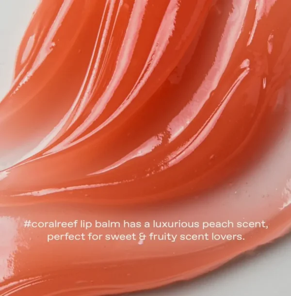 Radiant Peach Protein Restore Lip Balm, Flavor: Coral Reef, 0.3 oz